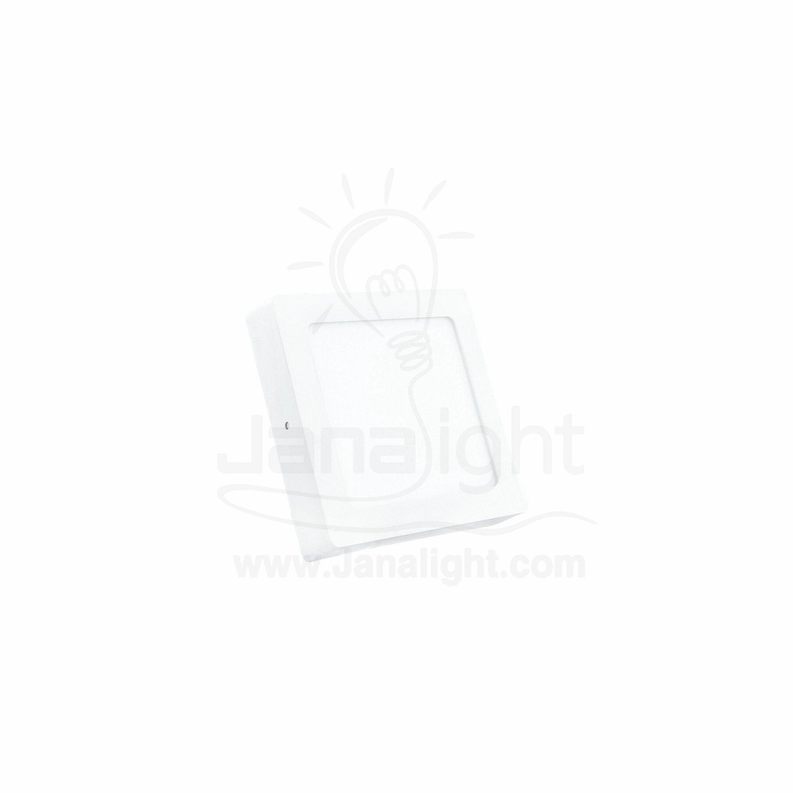 سبوت بانيل لطش 12 وات مربع ابيض ابيض MD